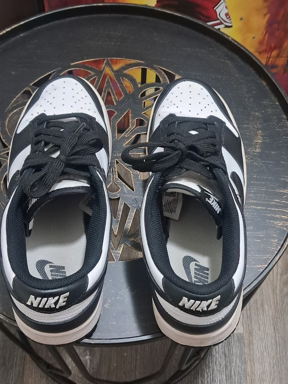 Nike Dunk Low Panda Black & White Sneakers – Women’s 8 / Men’s 6.5